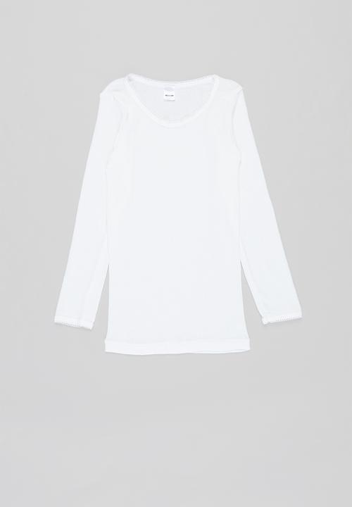 Pop Candy - 3 pack long sleeve spencer - white