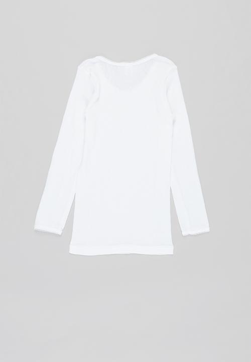 Pop Candy - 3 pack long sleeve spencer - white