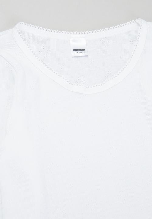 Pop Candy - 3 pack long sleeve spencer - white