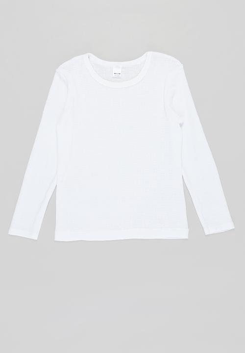 Pop Candy - 3 Pack long sleeve vests - white