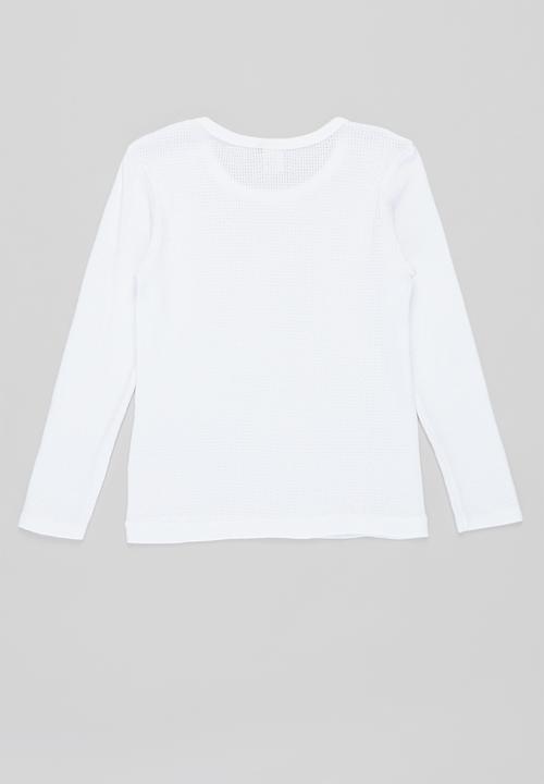 Pop Candy - 3 Pack long sleeve vests - white