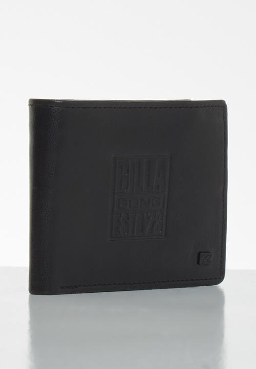 Billabong  - Grit flip wallet - black