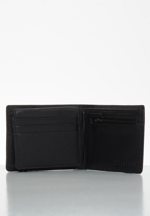 Billabong  - Grit flip wallet - black