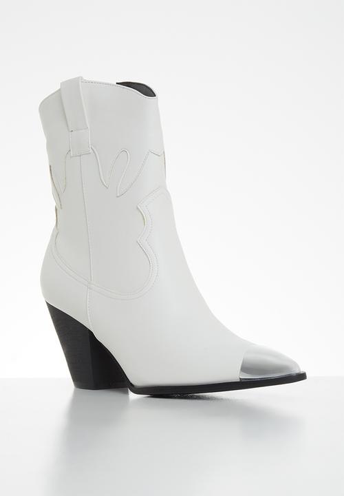 SISSY BOY - Walk this way cowboy boot - white