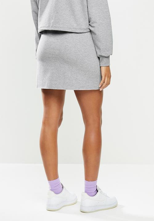 Blake - Fleece mini skirt - grey 