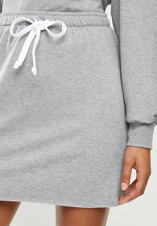 Blake - Fleece mini skirt - grey 