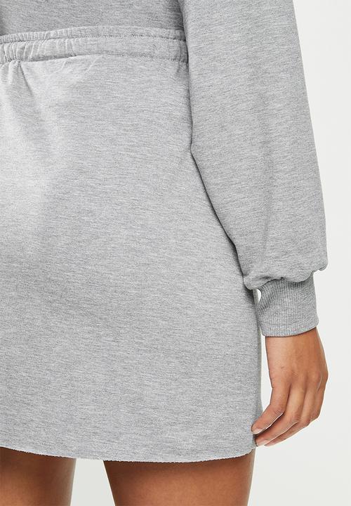 Blake - Fleece mini skirt - grey 
