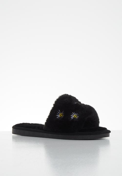 Miss Black - Rella 2 slipper - black