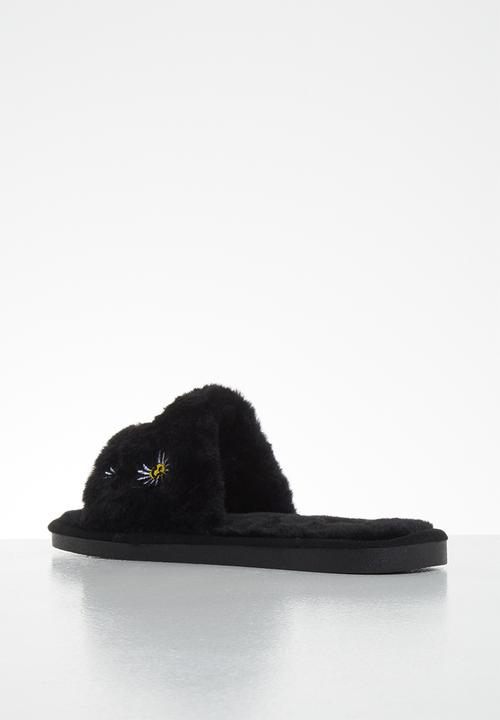 Miss Black - Rella 2 slipper - black