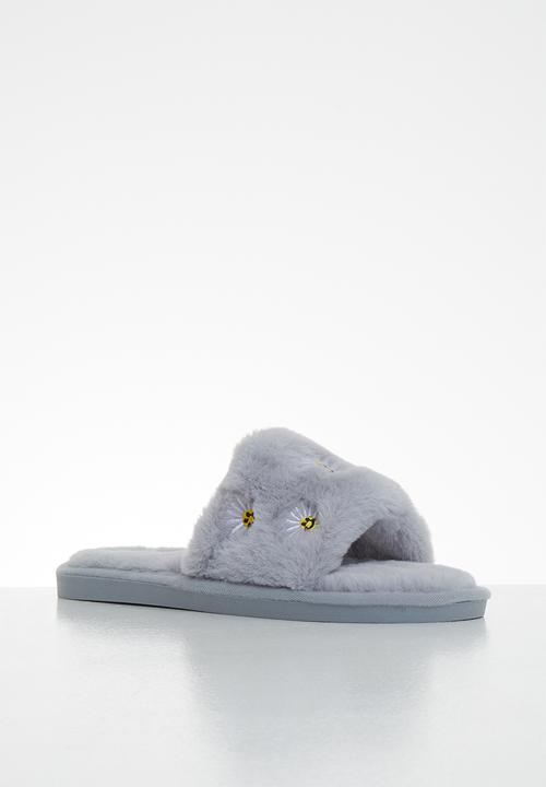 Miss Black - Rella 2 slipper - grey