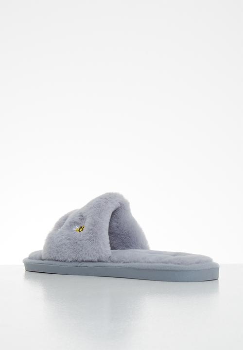 Miss Black - Rella 2 slipper - grey