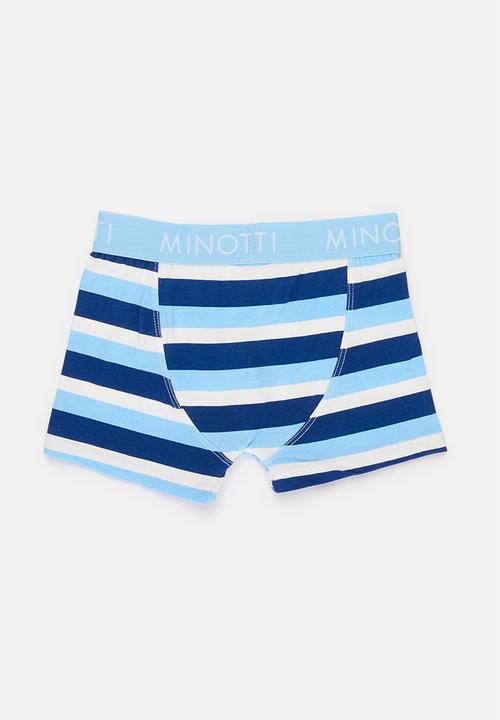 MINOTI - Boys 3 pack skater boxers - blue 