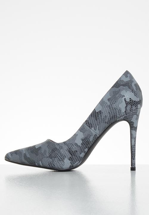 Miss Black - Camo court - black & grey