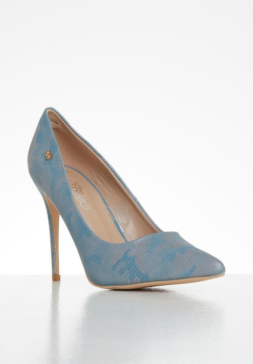 Miss Black - Camo court - blue & grey 
