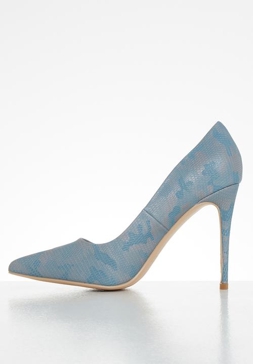 Miss Black - Camo court - blue & grey 