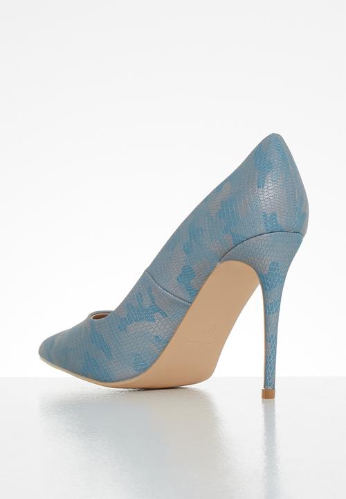 Miss Black - Camo court - blue & grey 