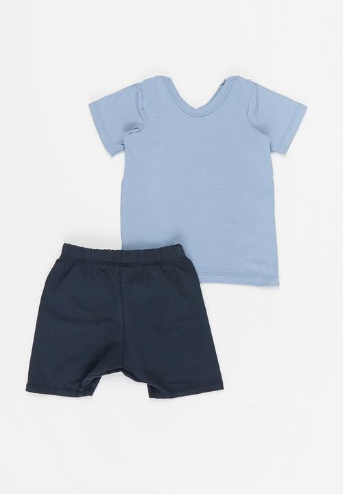 Superbalist Kids - T-shirt  & shorts set - navy & blue