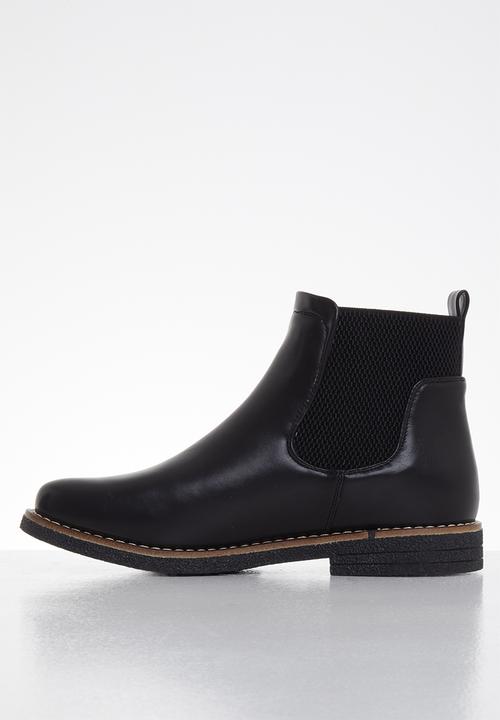 Butterfly Feet - Paula chelsea boot - black