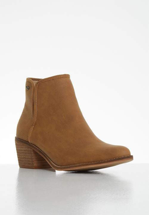Miss Black - Cooper ankle boot - tan