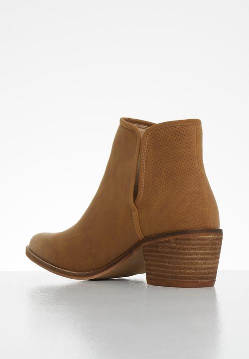 Miss Black - Cooper ankle boot - tan
