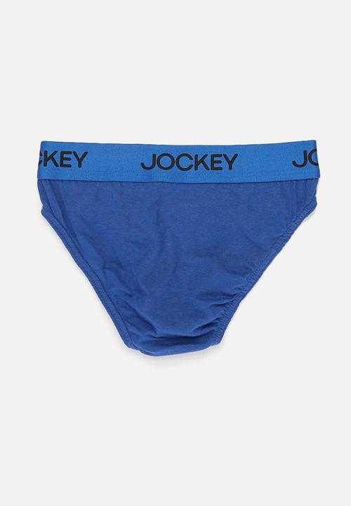 Jockey - Boys 3 pack fancy briefs - navy 