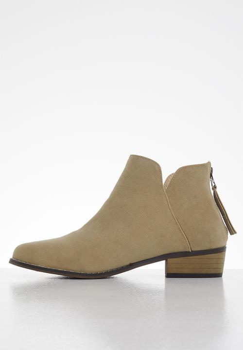 Butterfly Feet - Sia bootie - taupe