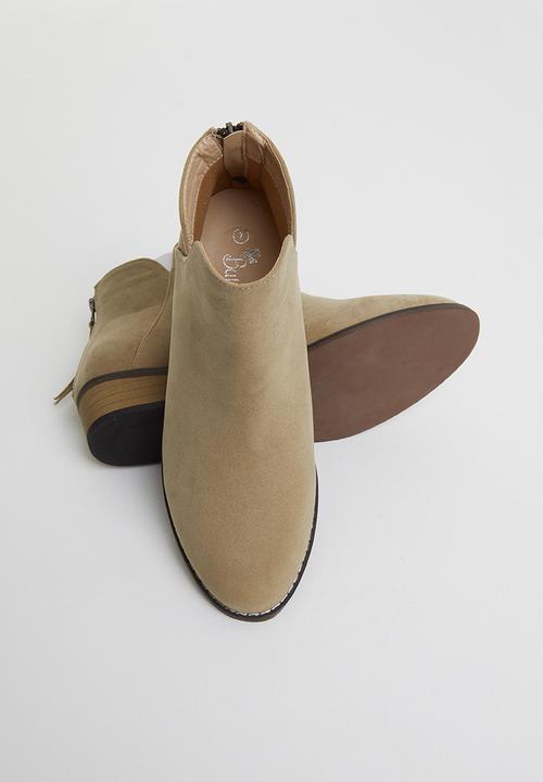 Butterfly Feet - Sia bootie - taupe