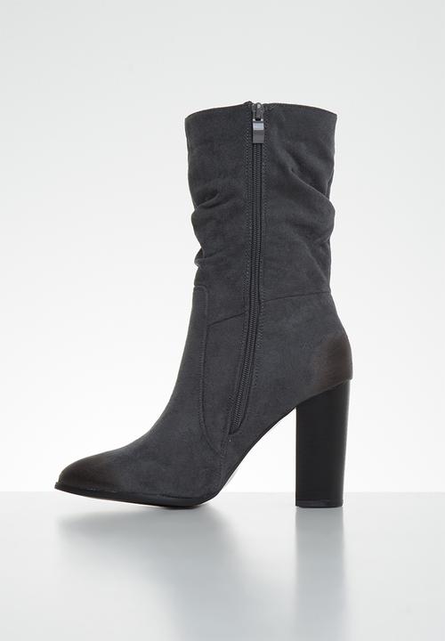 Miss Black - Salsa boot - grey