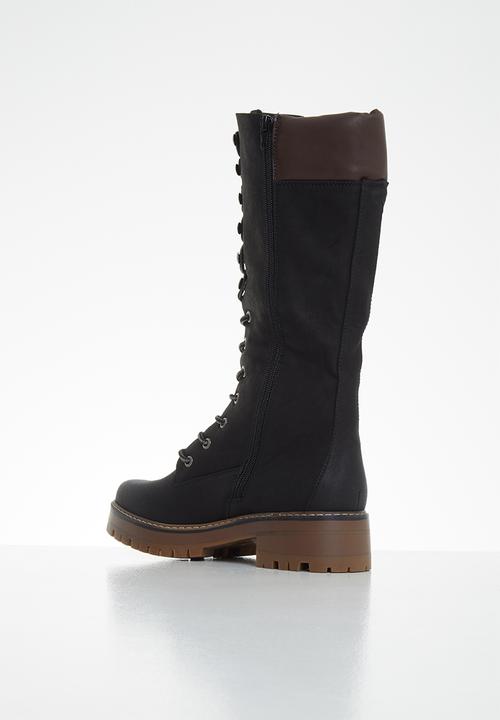 Miss Black - Fox 4 lace up boot - black