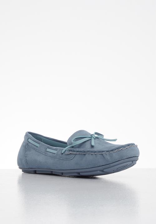 Butterfly Feet - Naomi boat shoe - blue