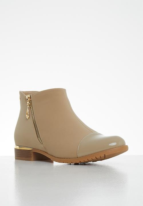 Miss Black - Hadar ankle boot - nude