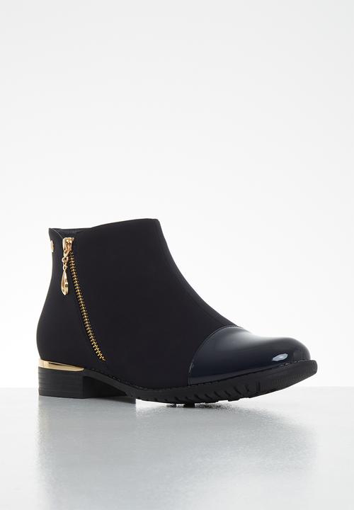 Miss Black - Hadar ankle boot - navy
