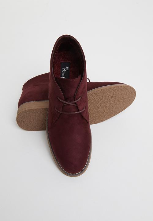 Butterfly Feet - Essex bootie - burgundy