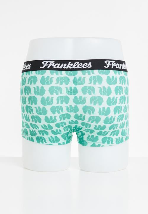 Franklees - Mint ellies short leg trunks - green