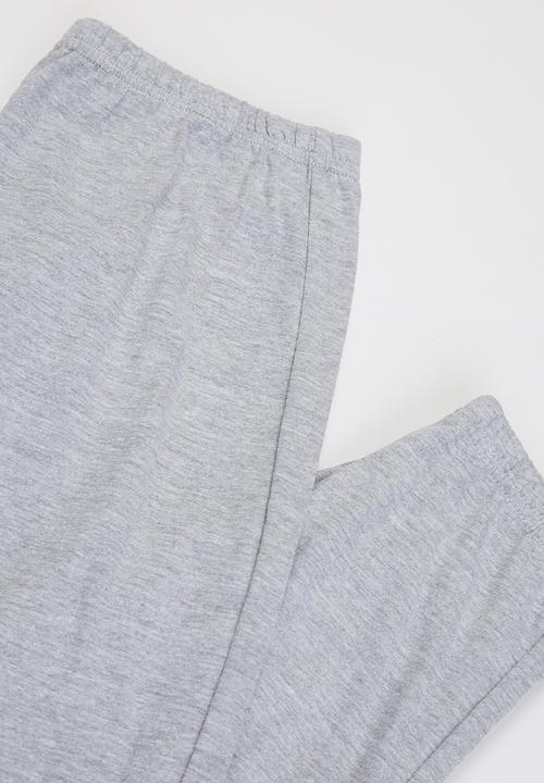 Rebel Republic - Girls pj set - grey