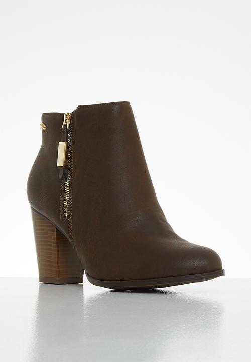 Miss Black - Alham ankle boot - chocolate