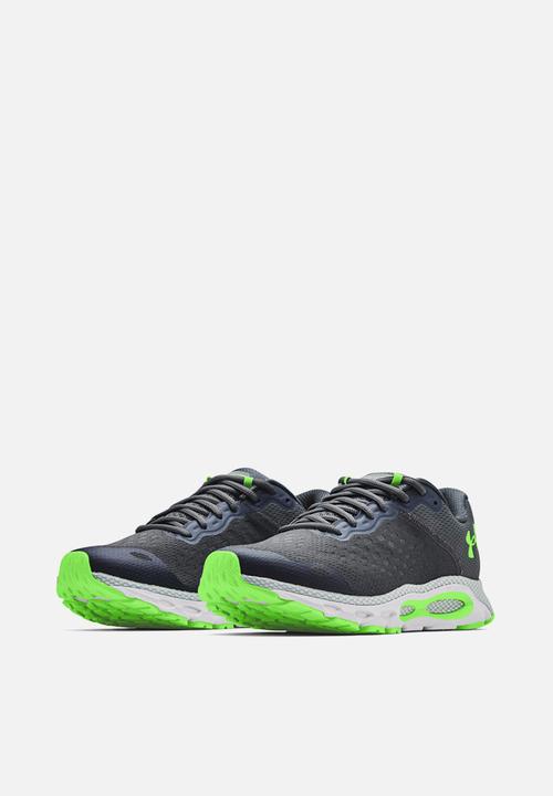 Under Armour - Ua hovr infinite 3 - pitch gray / halo gray / hyper green