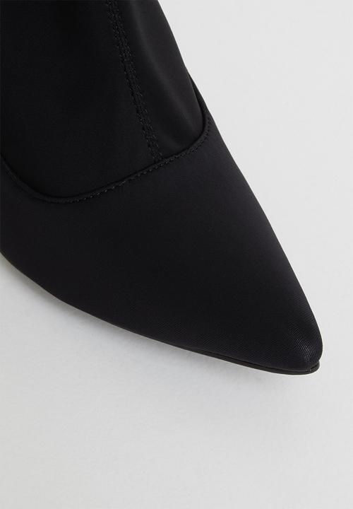 Miss Black - Lykra sock boot - black