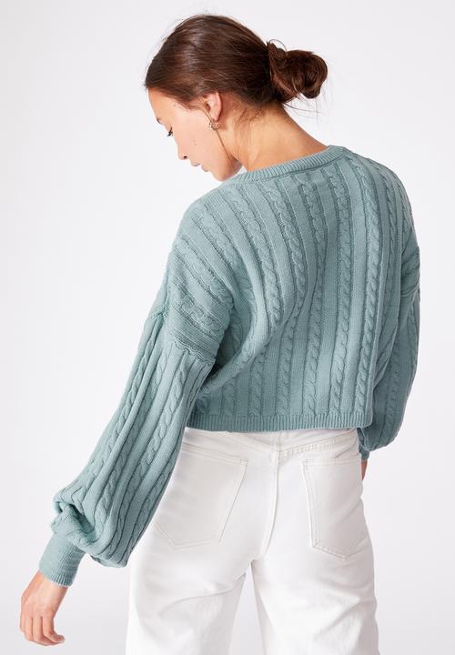 Cotton On - Cable co-ord pullover - nostalgia blue