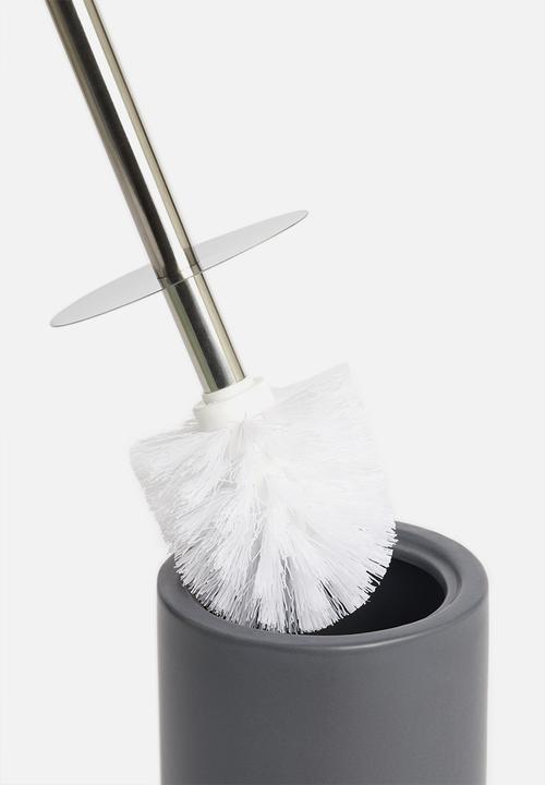 Bathroom Solutions - Dolomite toilet brush holder - charcoal
