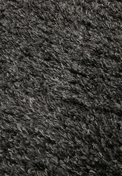 Fotakis - Gipsy shaggy rug - plain charcoal