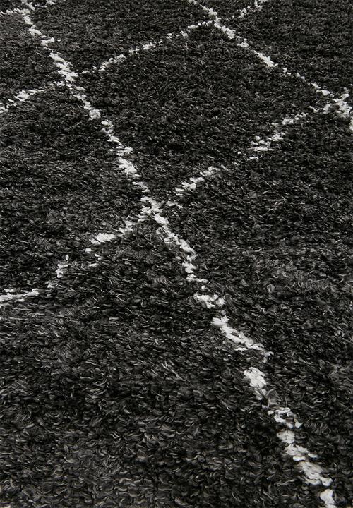Fotakis - Gipsy shaggy rug - diamond charcoal