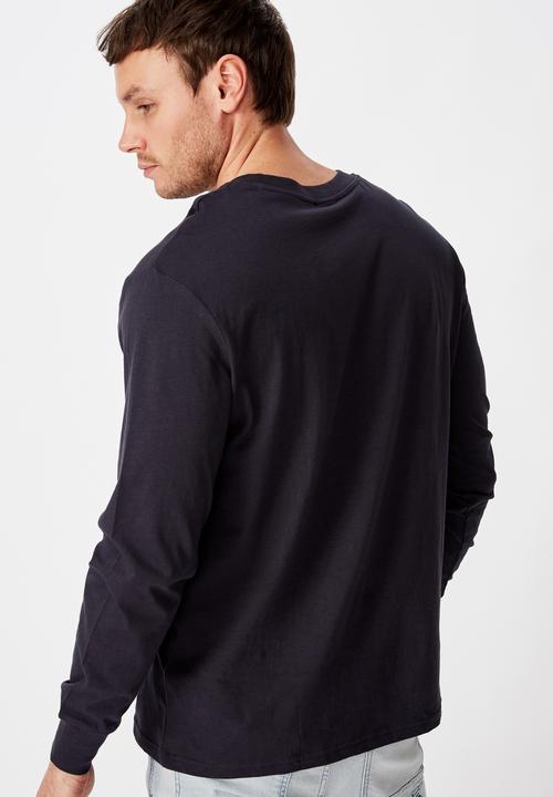 Cotton On - Tbar long sleeve T-shirt - navy