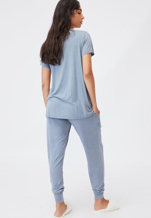 Cotton On - Sleep recovery maternity pant - blue