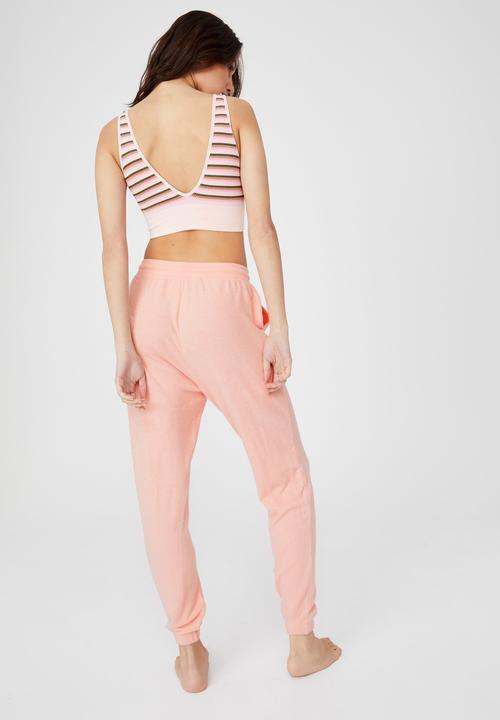 Cotton On - Super soft slim cuff pant - rose quartz marle