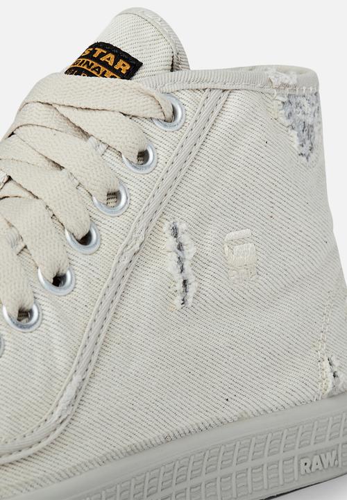 G-STAR - Rovulc 50 years denim mid wmn - ecru