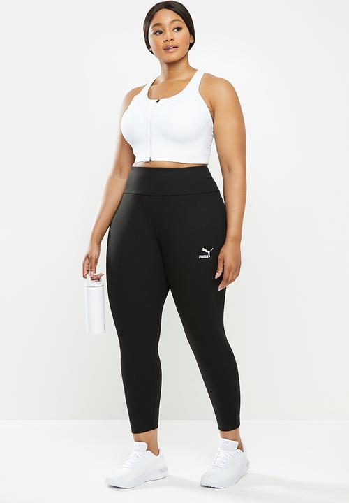 PUMA - Plus classic hr rib leggings - black