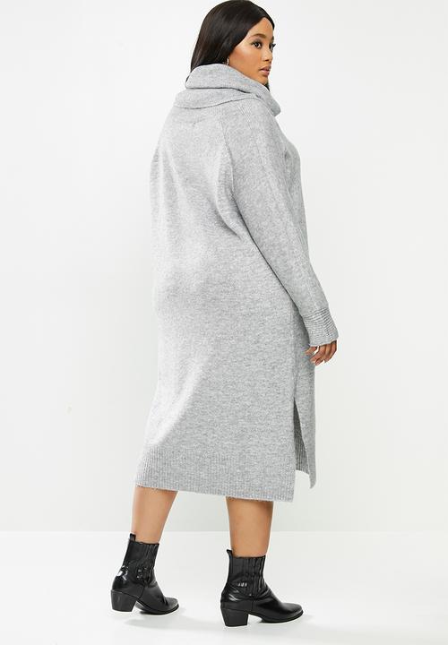 Violeta by Mango - Plus dress greta - grey
