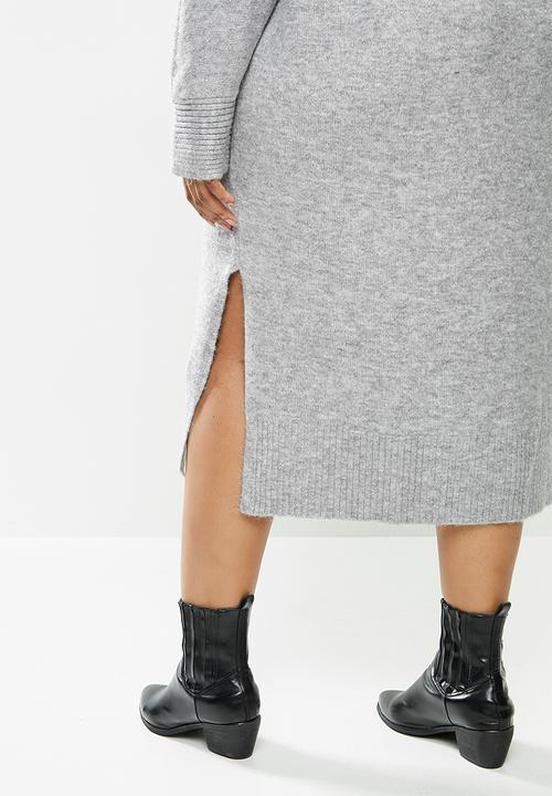 Violeta by Mango - Plus dress greta - grey
