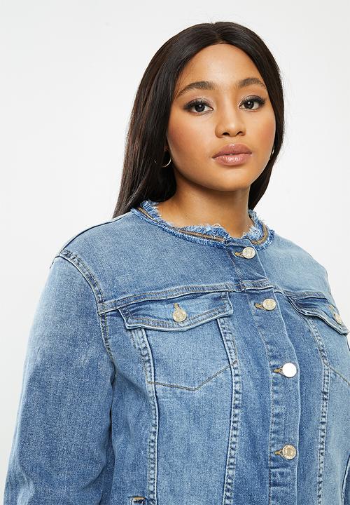 Violeta by Mango - Plus jacket coco - blue